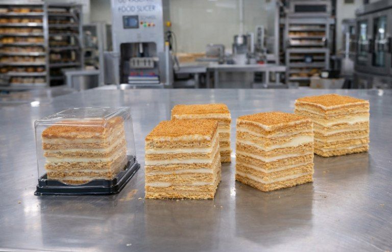 Honey layer cake cubes