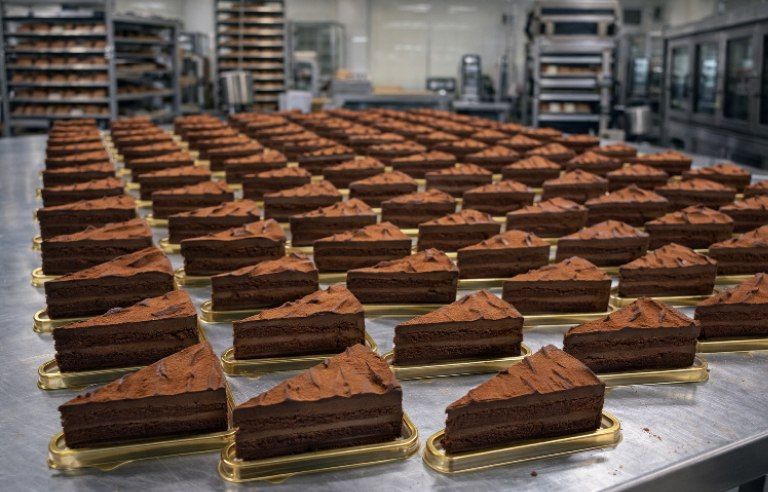 Belgian chocolate factory portions