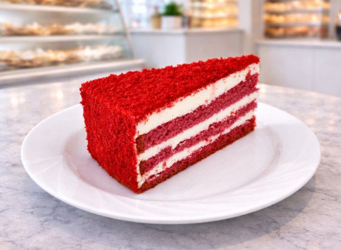 Red velvet slice